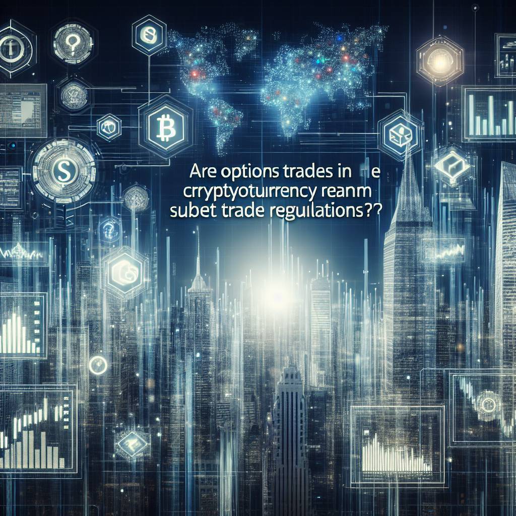 Are there any differences in the regular way settlement process for options trades in the cryptocurrency market?