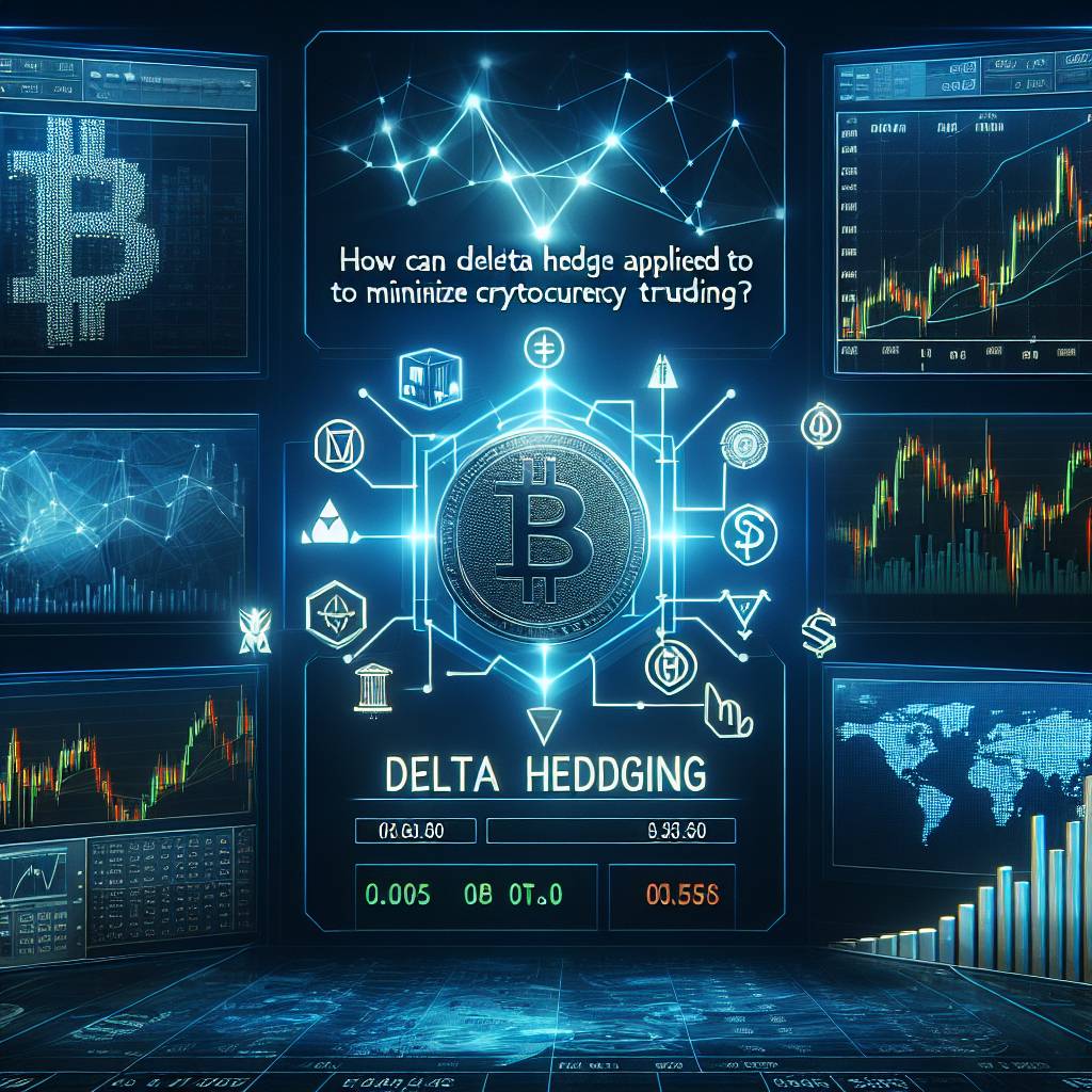 How can delta hedging be used to manage risk in the cryptocurrency market?