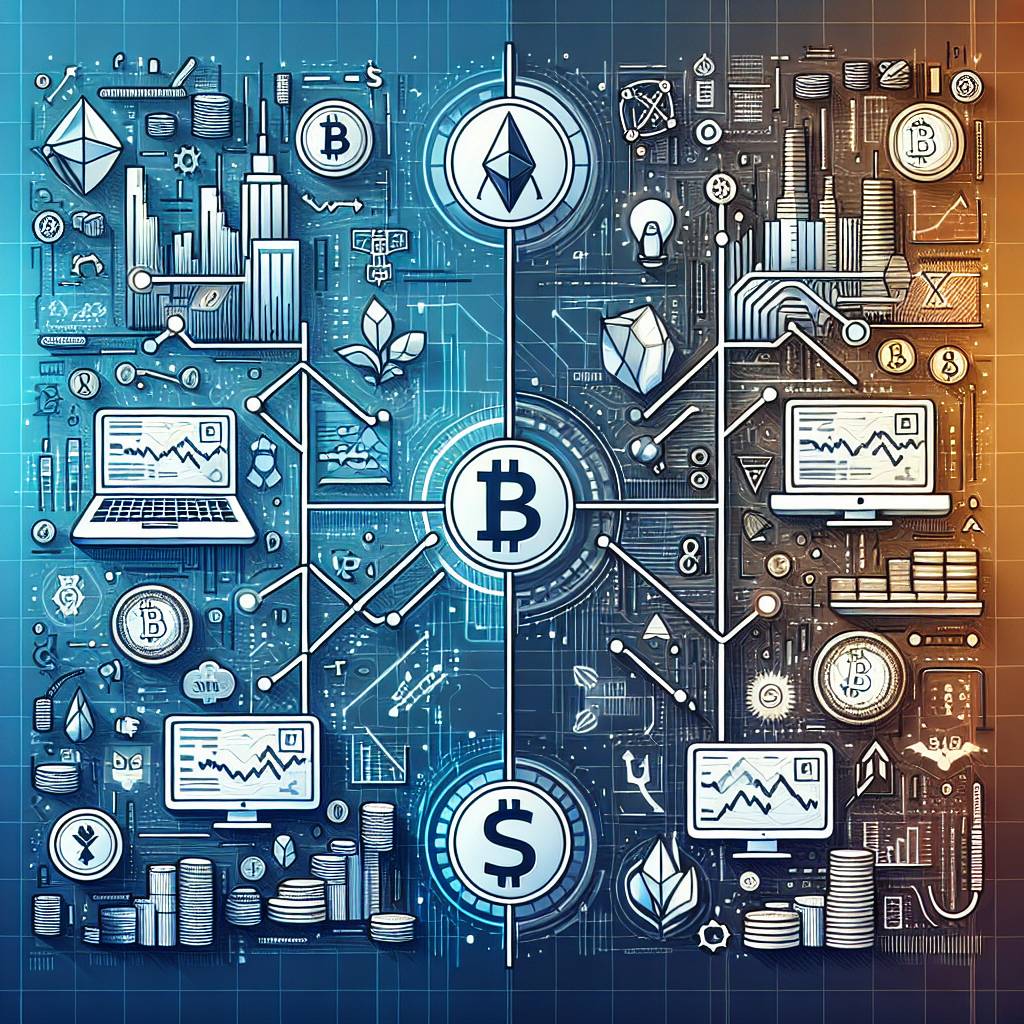 What are the key differences between the S&P 500 daily chart and the cryptocurrency market?