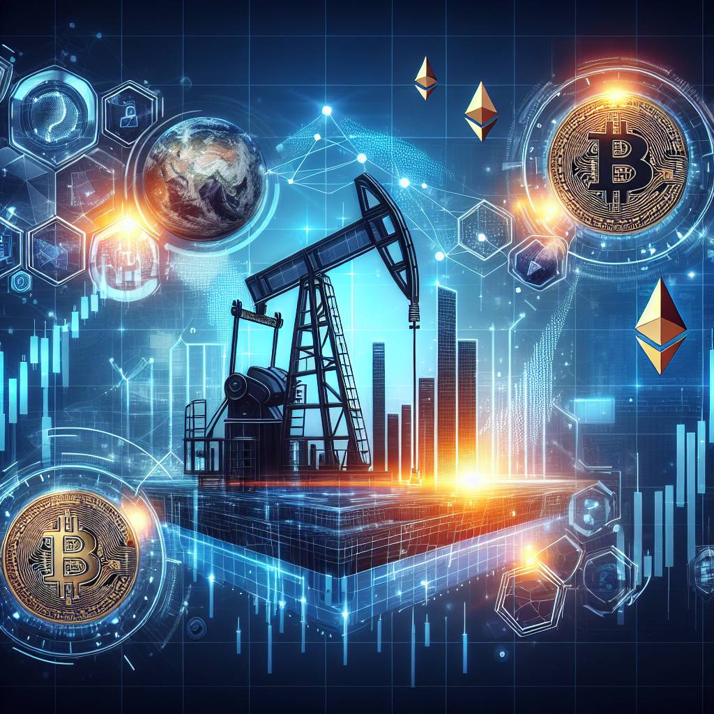 What are the correlations between WTI crude oil prices and the market capitalization of cryptocurrencies?