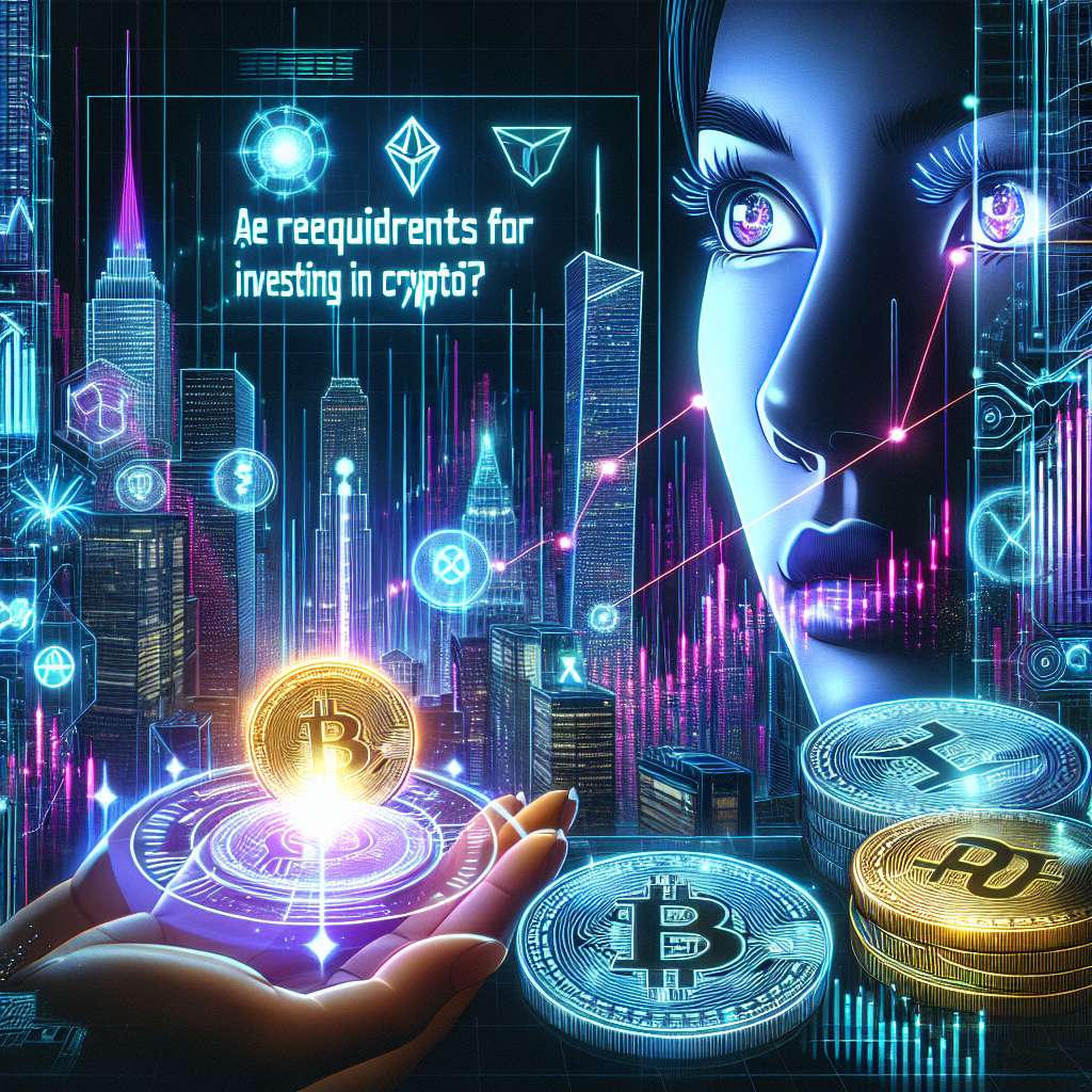 What are the key age requirements for cryptocurrency investments?