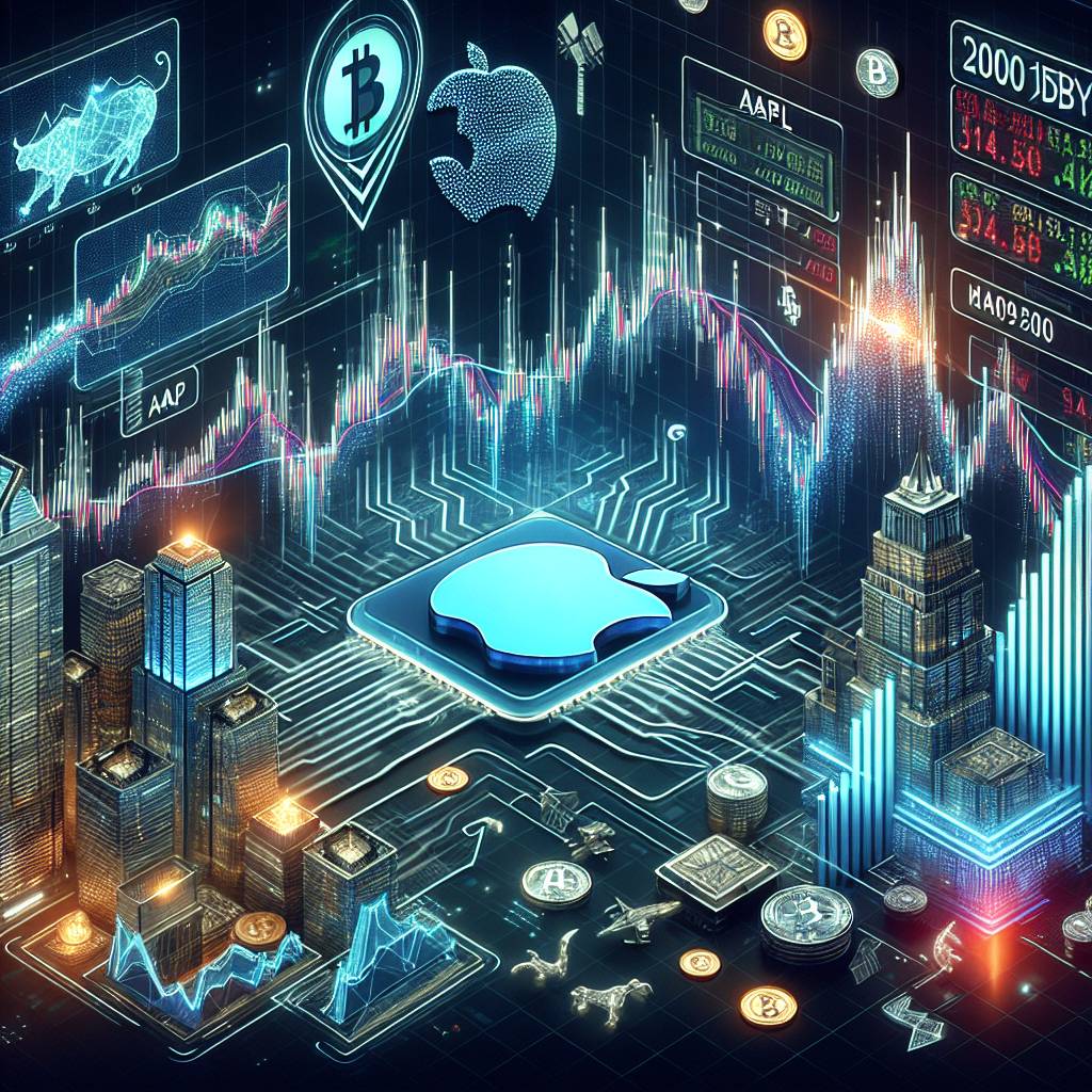 How does the AAPL stock graph compare to other digital assets?