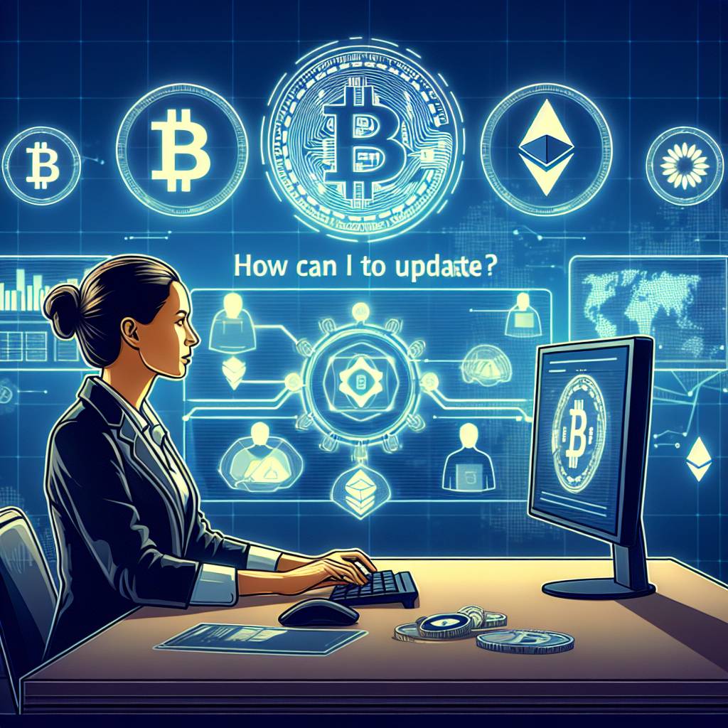 How can I update to the latest version of Ledger Live for managing cryptocurrencies?