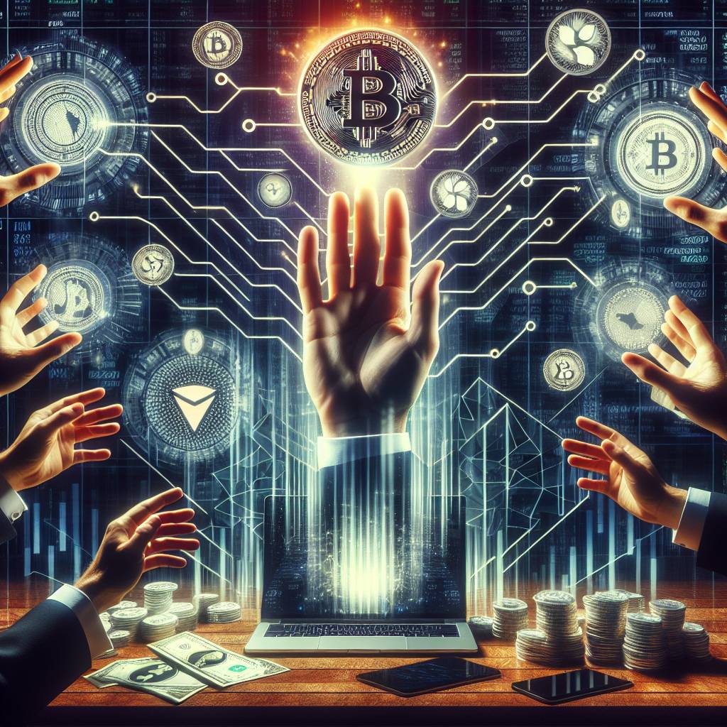 What impact does a pure market economy characterized by the 'invisible hand' of market forces have on the cryptocurrency industry?