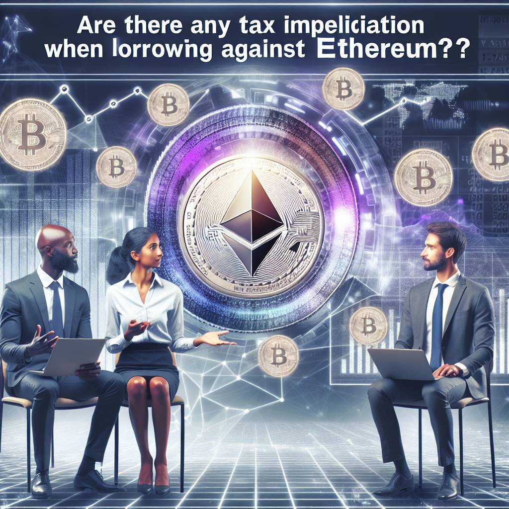 Are there any tax implications when borrowing against Ethereum?