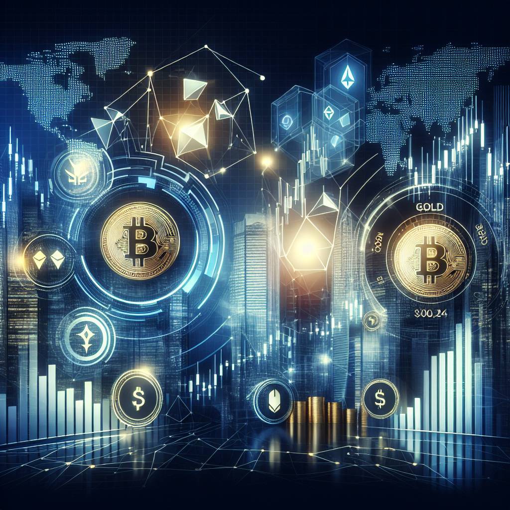 Which digital currencies are most influenced by changes in the XAU index chart?