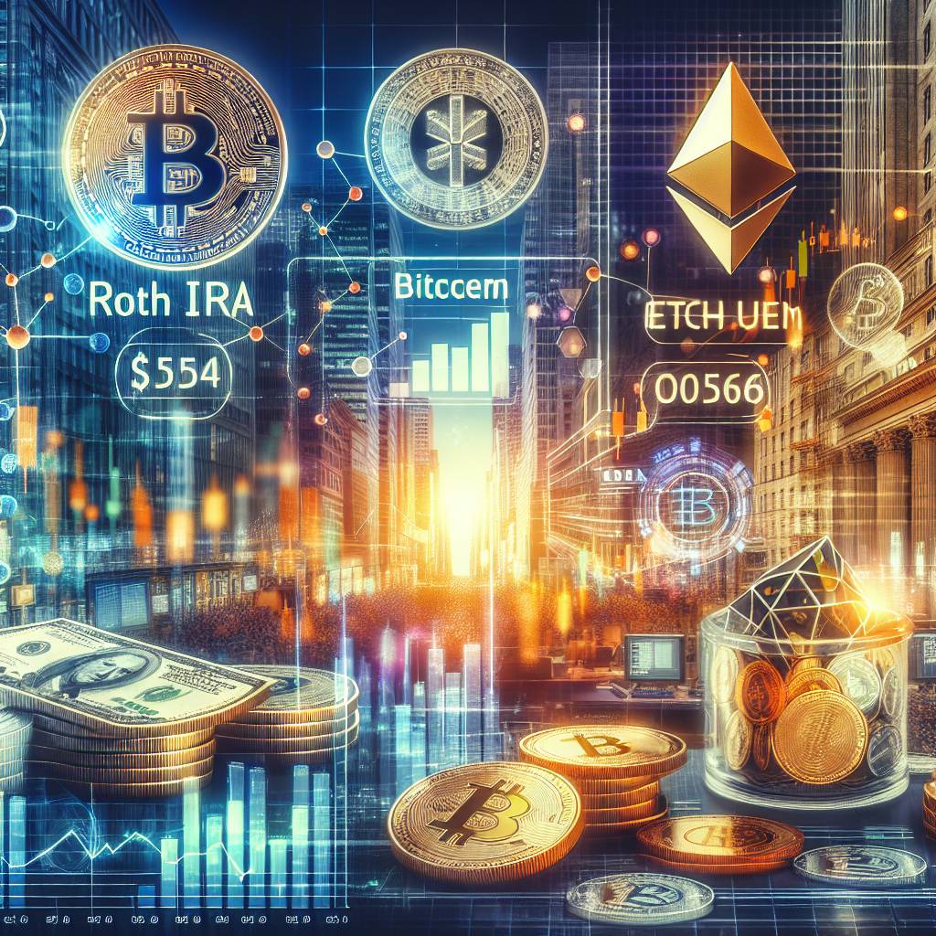 What are the advantages of using a Charles Schwab Roth IRA account for investing in cryptocurrencies?