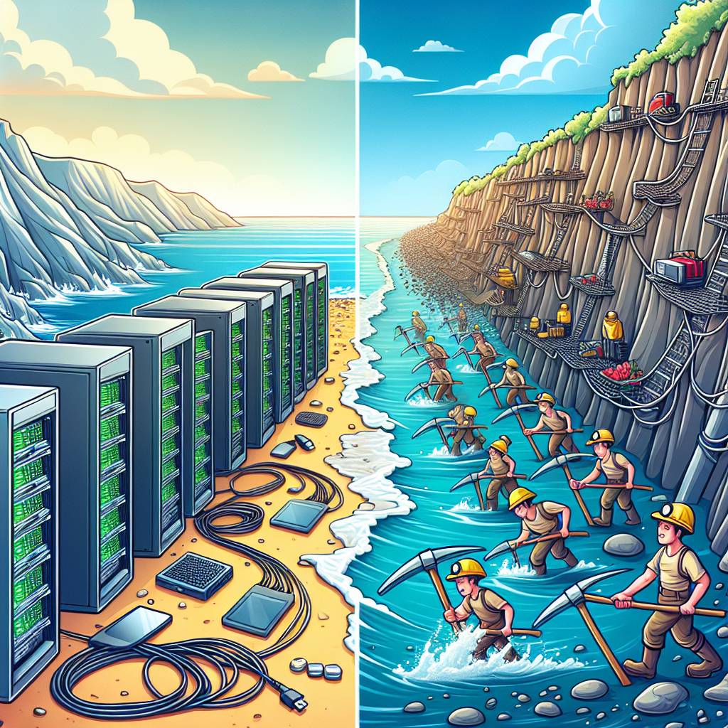 How does coastal crypto mining compare to other mining methods?