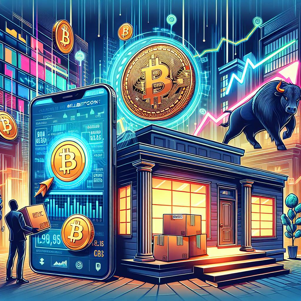 Is it possible to buy goods with Bitcoin using my smartphone?
