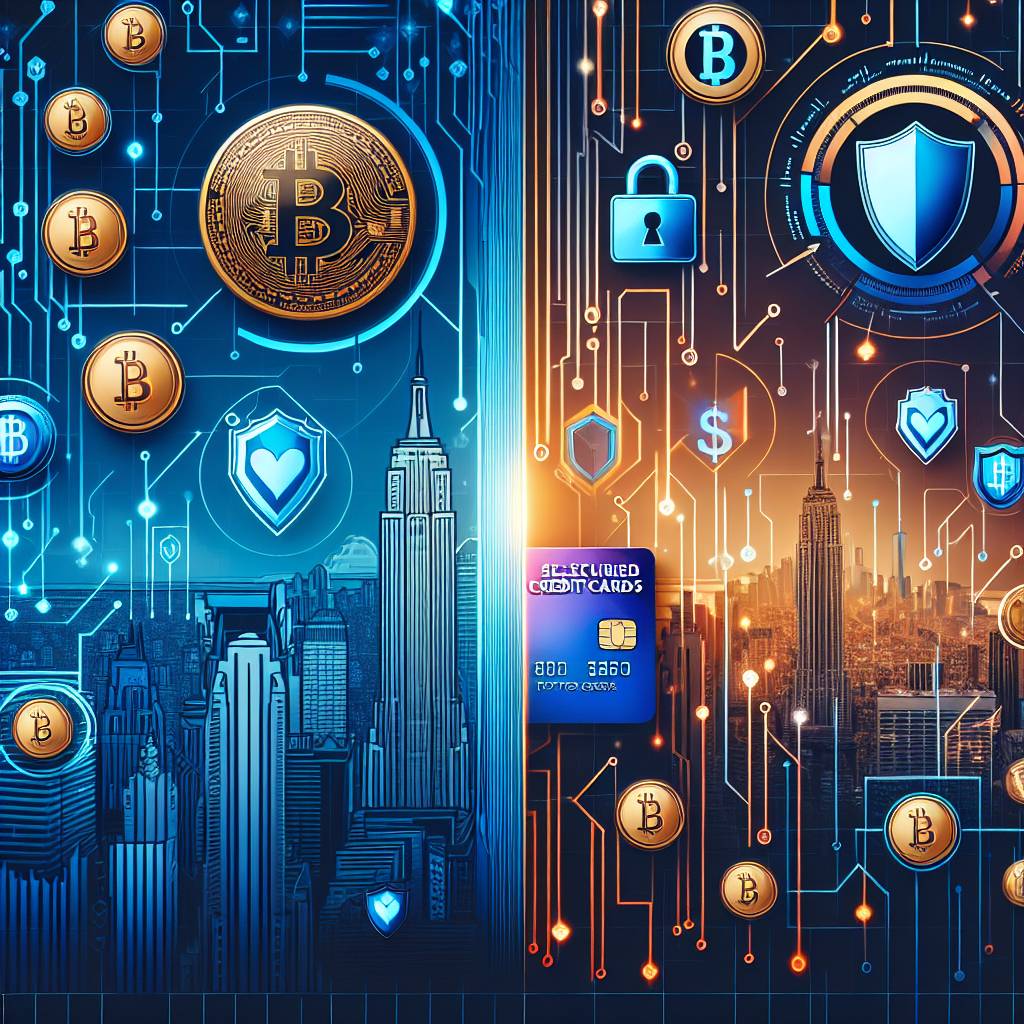 How can collateral credit cards be used to secure digital assets in the cryptocurrency industry?