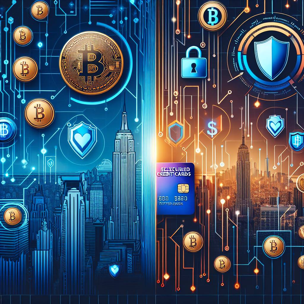 How can I use cryptocurrency to secure my credit card?