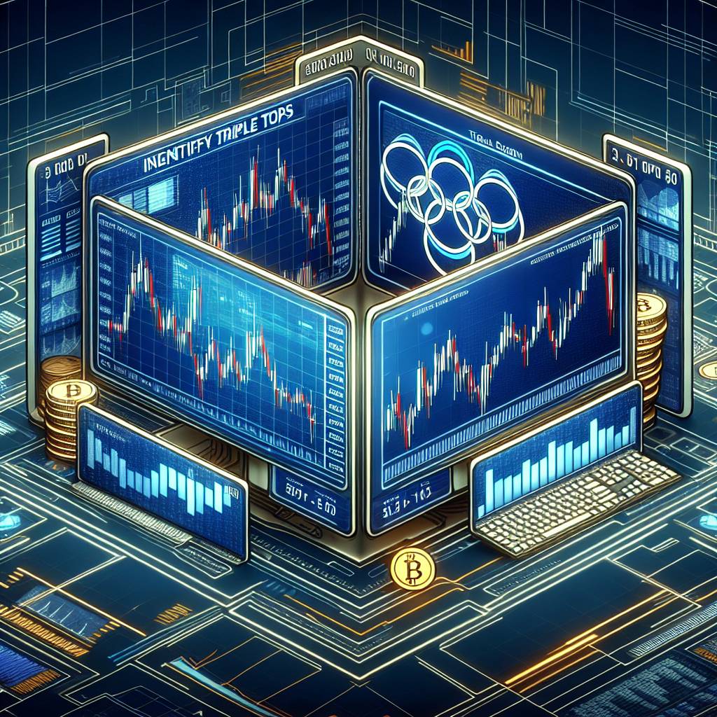 What are the common chart patterns to look for when analyzing cryptocurrency charts?