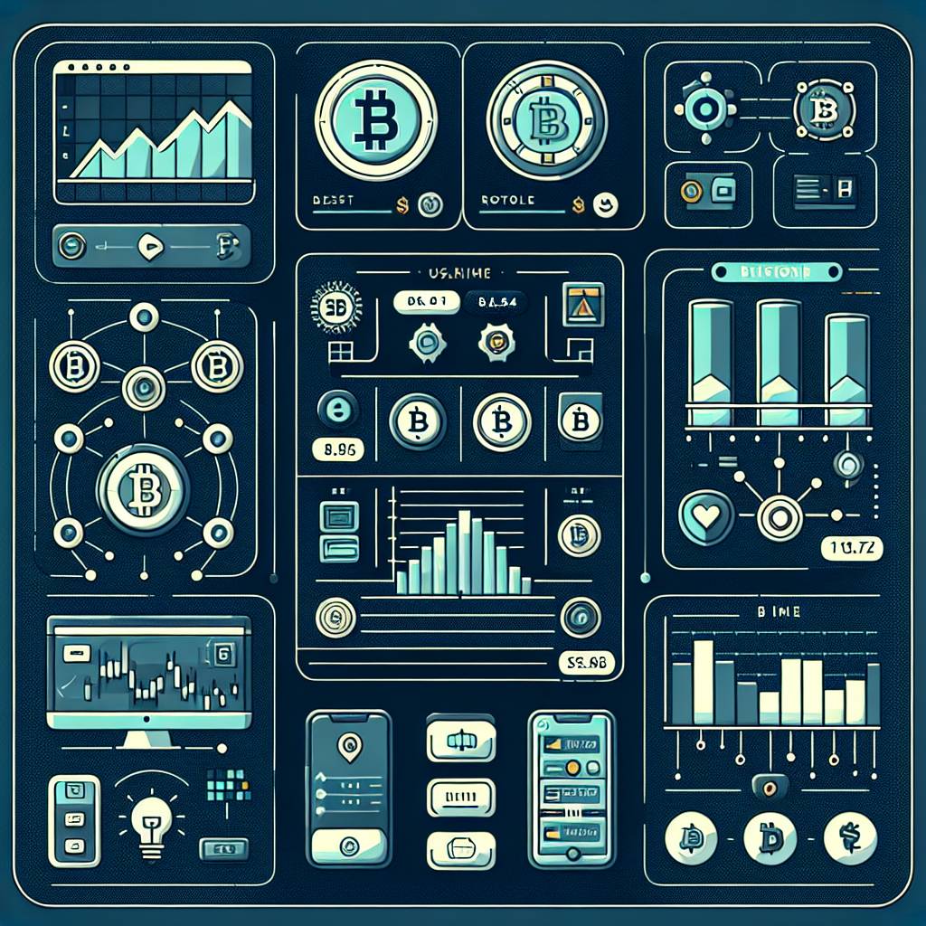 What are the key design elements to consider when creating a user-friendly UI for a cryptocurrency exchange like Webull?