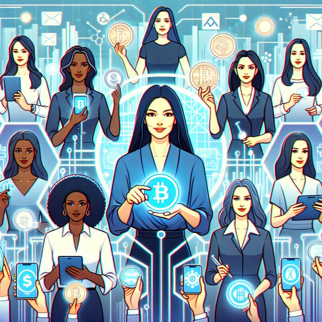 How can women benefit from the growing popularity of cryptocurrencies in the financial market?