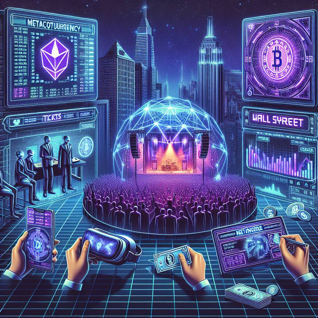 How can I buy tickets for the Metaverse Music Festival using cryptocurrency?