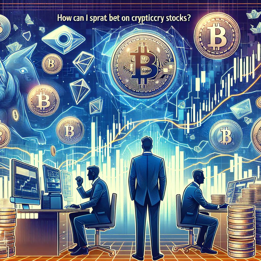 How can I spread bet on cryptocurrency stocks?