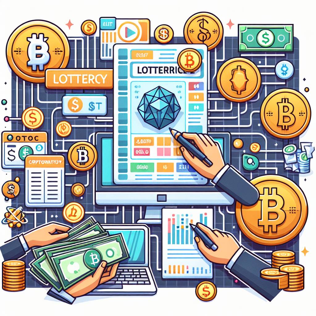 How can I participate in online lotteries that offer cryptocurrencies as prizes?