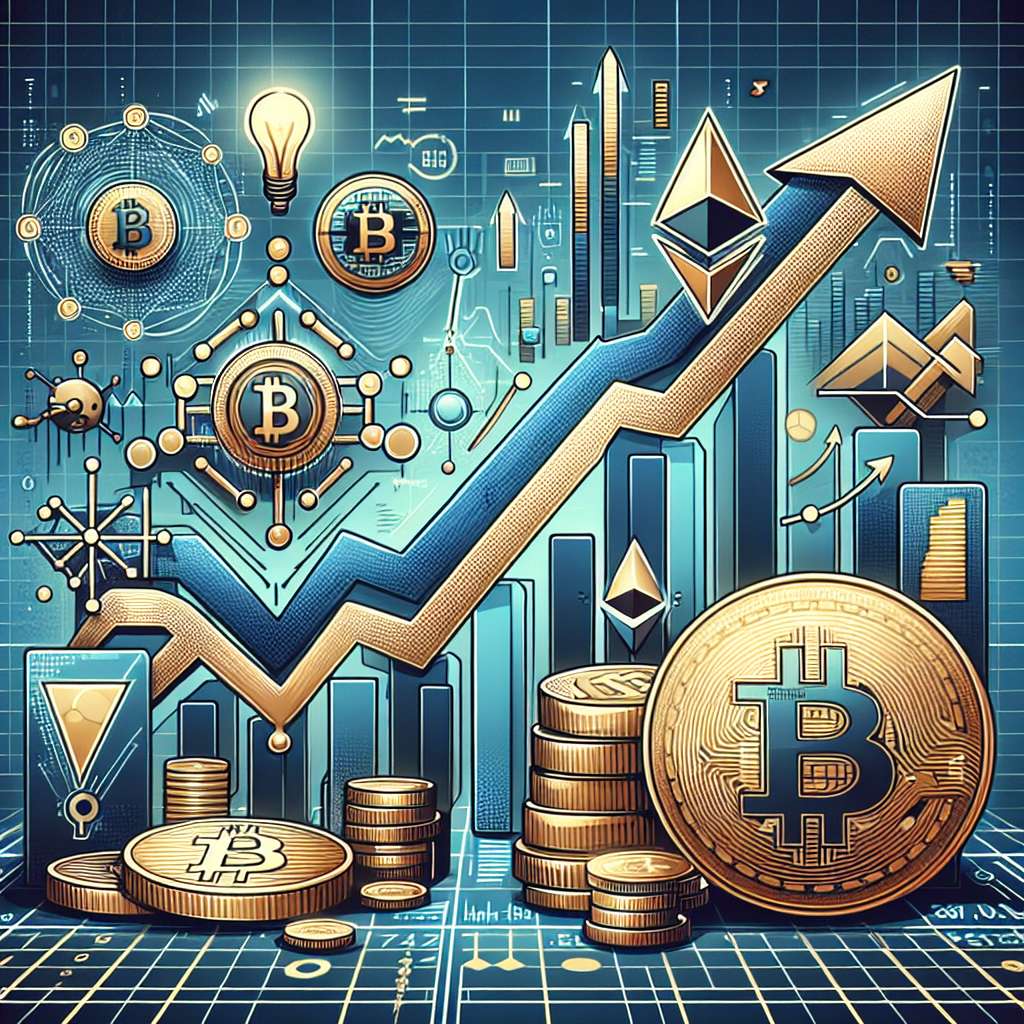 Are there any correlations between the feds funds rate and the prices of popular cryptocurrencies?