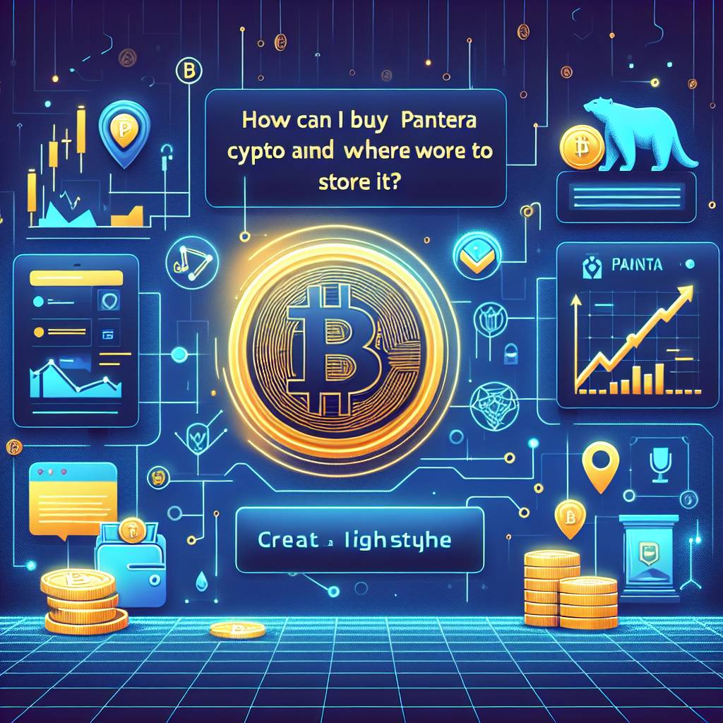 How can I buy Pantera Crypto and where can I store it?