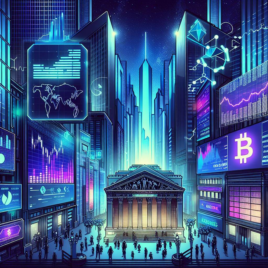 What is the impact of NYSE market close on cryptocurrency prices?