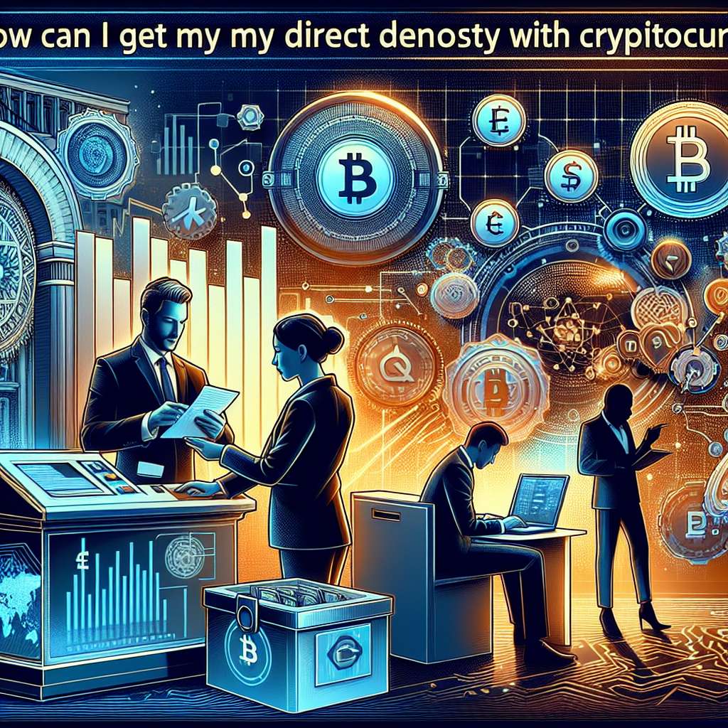 How can I get my direct deposit early with cryptocurrency?
