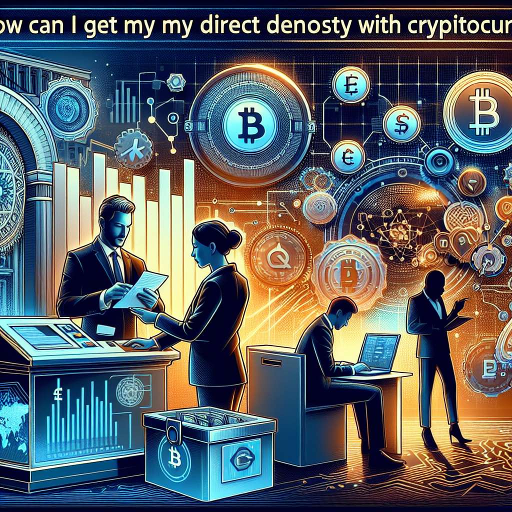 How can I get my direct deposit in cryptocurrency faster?