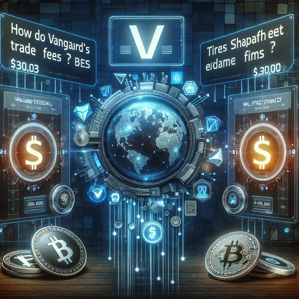 How do Vanguard option fees compare to other digital currency exchanges?