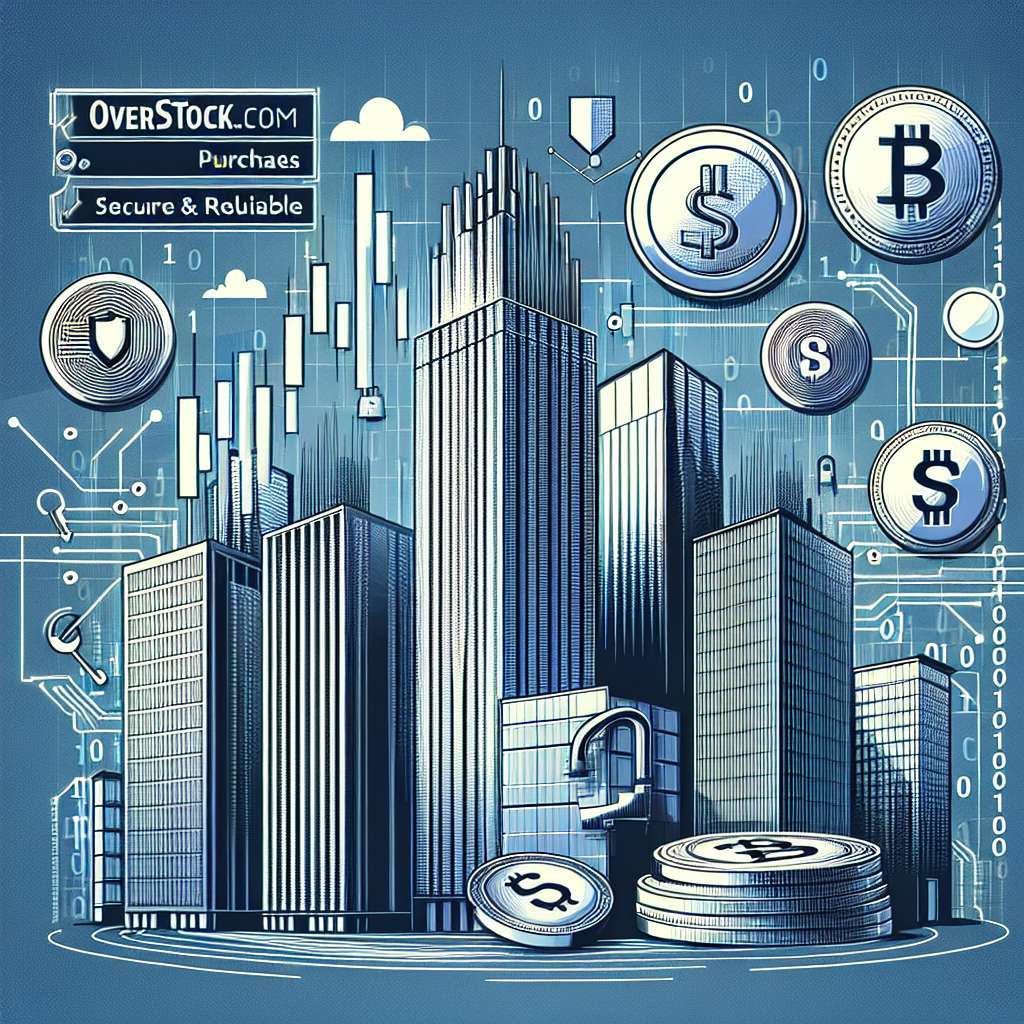 What are the advantages of paying for overstock items with digital currencies?