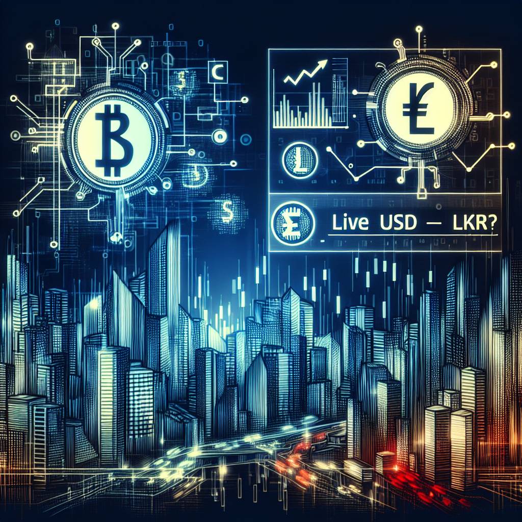 Which cryptocurrency platforms offer live USD to LKR conversion?