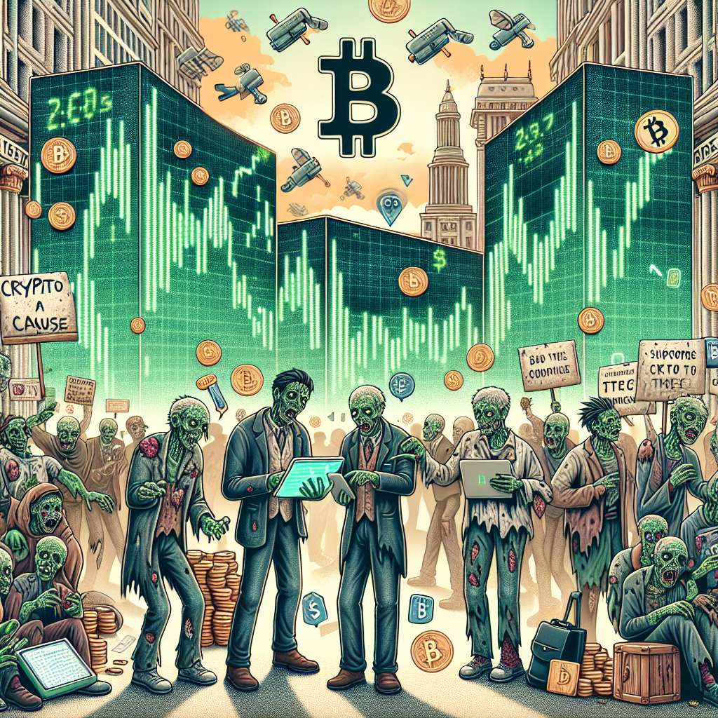 How can woke zombies use cryptocurrency to support social causes?