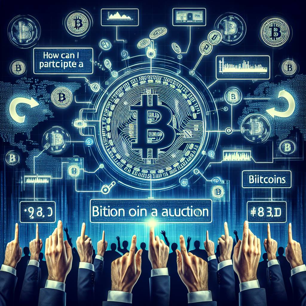 How can I participate in a bitcoin auction?