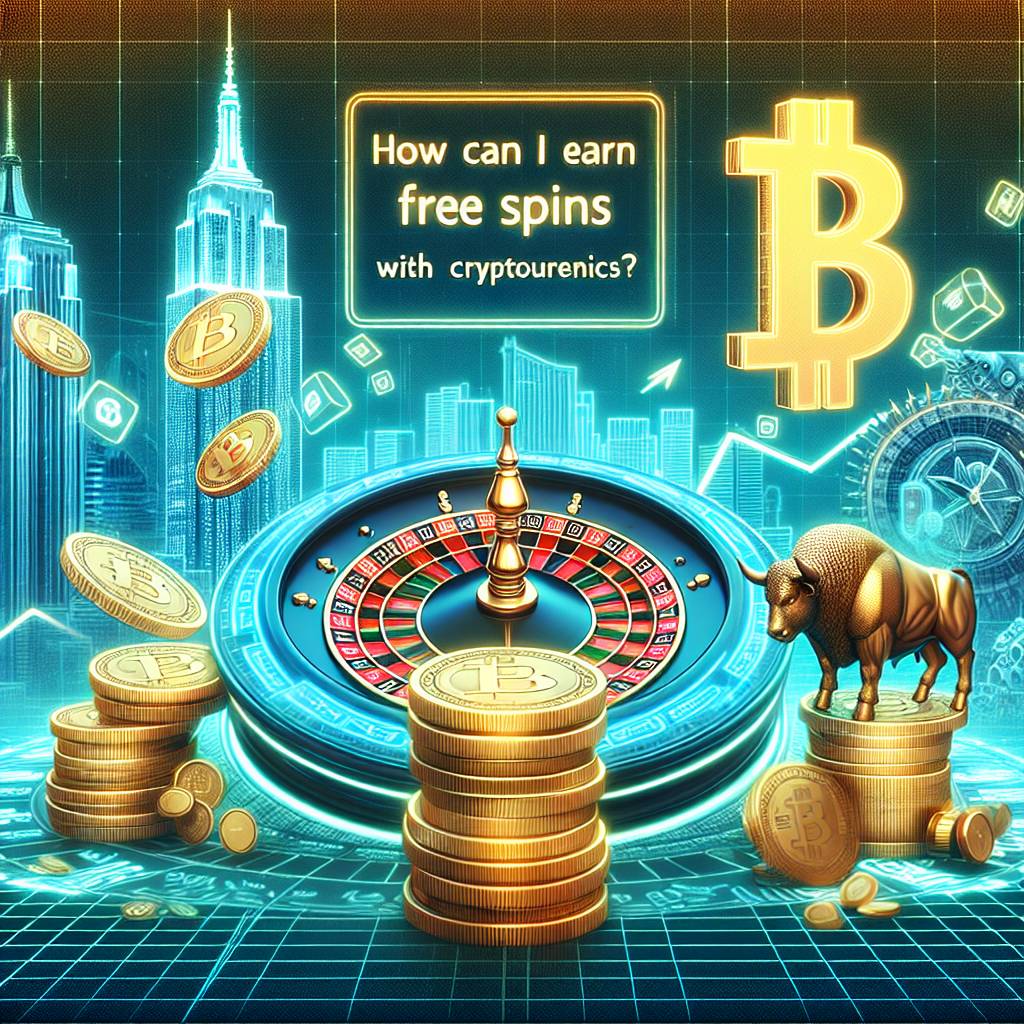 How can I earn free spins on a cryptocurrency wheel of fortune?