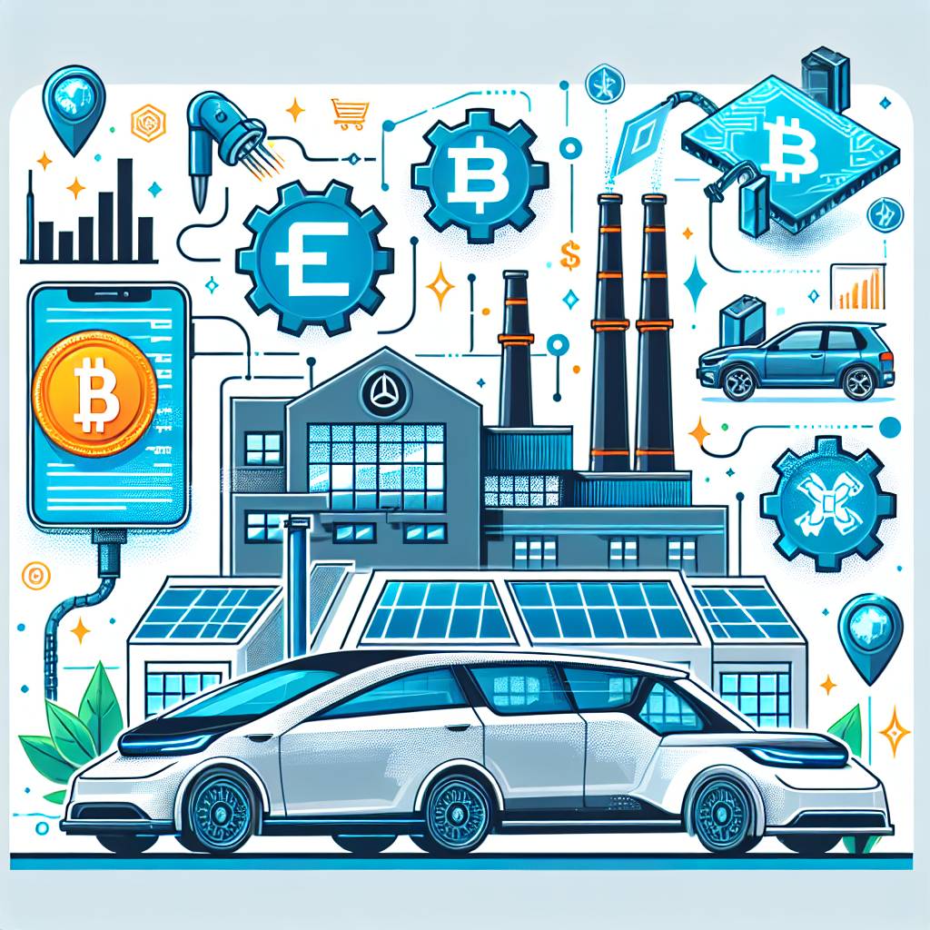 How can I buy electric vehicles using cryptocurrency from the largest manufacturers?
