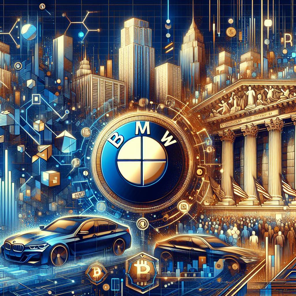 Are there any cryptocurrency tokens linked to BMW's stock symbol in the United States?