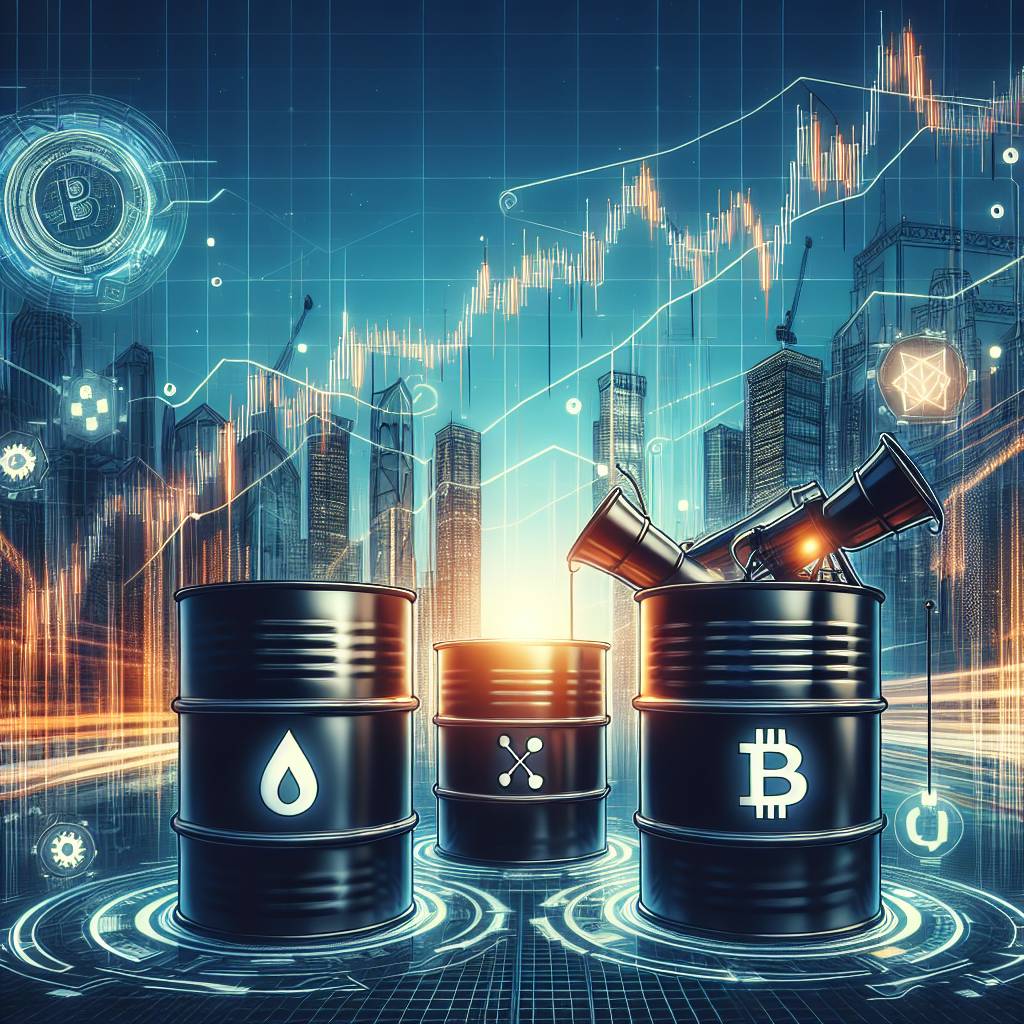 How does the oil market news affect the value of cryptocurrencies?