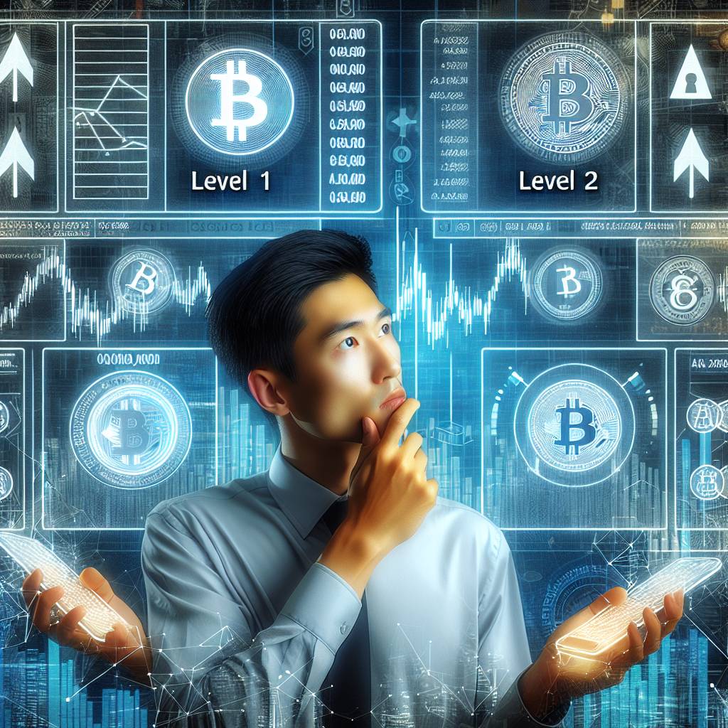 Which cryptocurrencies are commonly traded using options level 1 and options level 2?