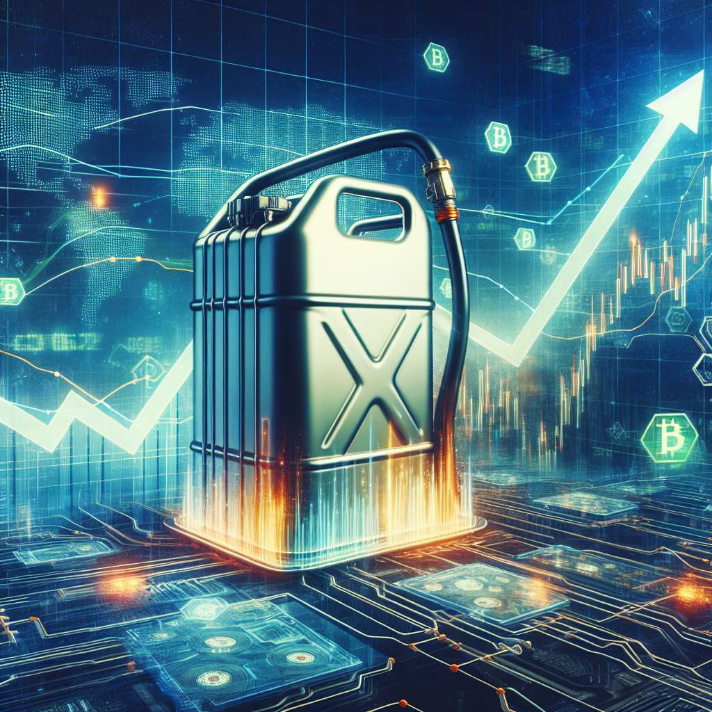 How does the price of US Gulf Coast jet fuel affect the value of digital currencies?