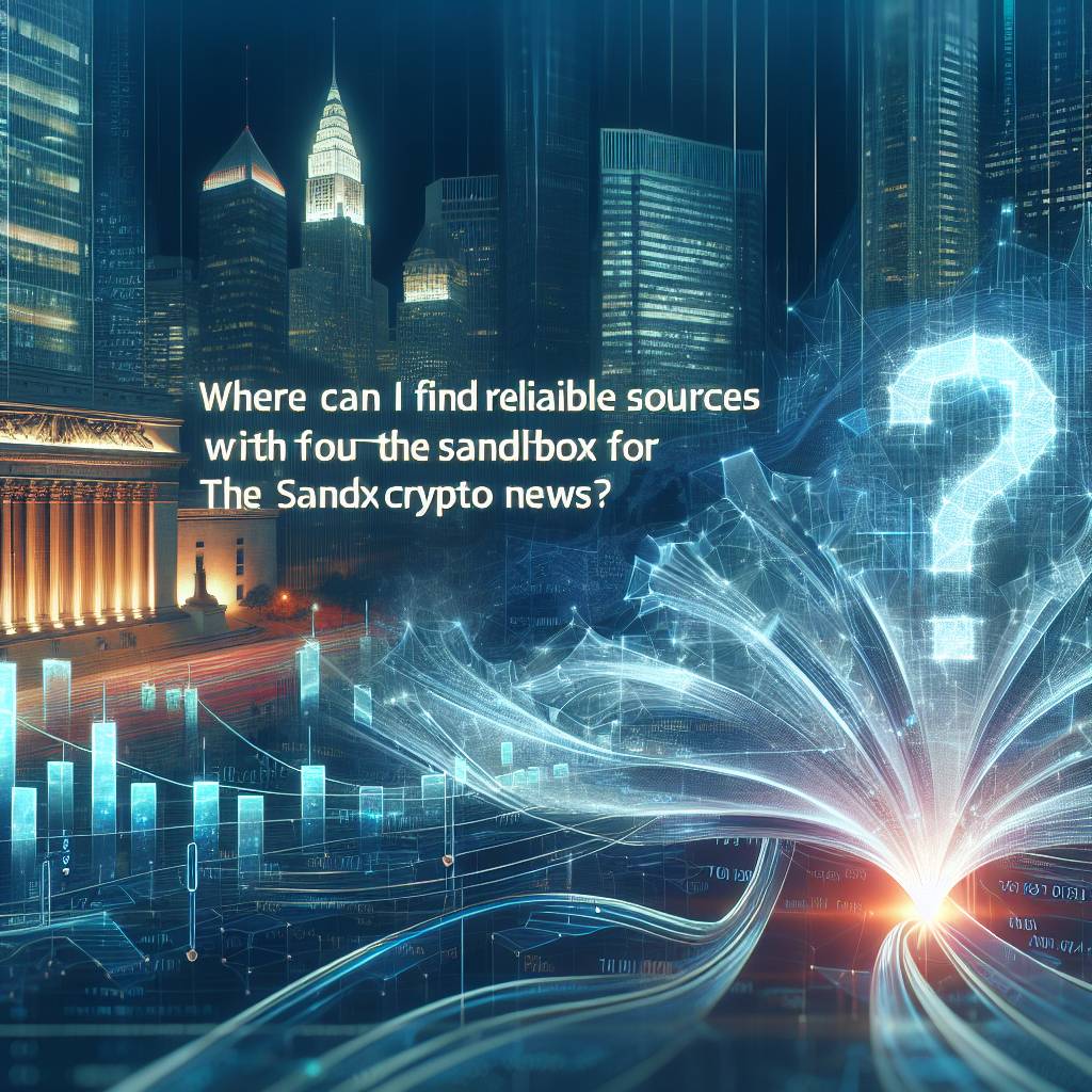 Where can I find reliable sources for The Sandbox crypto news?