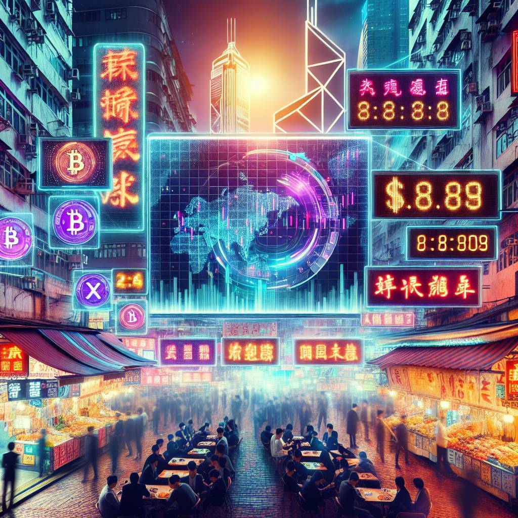 How do Hong Kong symbols impact the value of digital currencies?