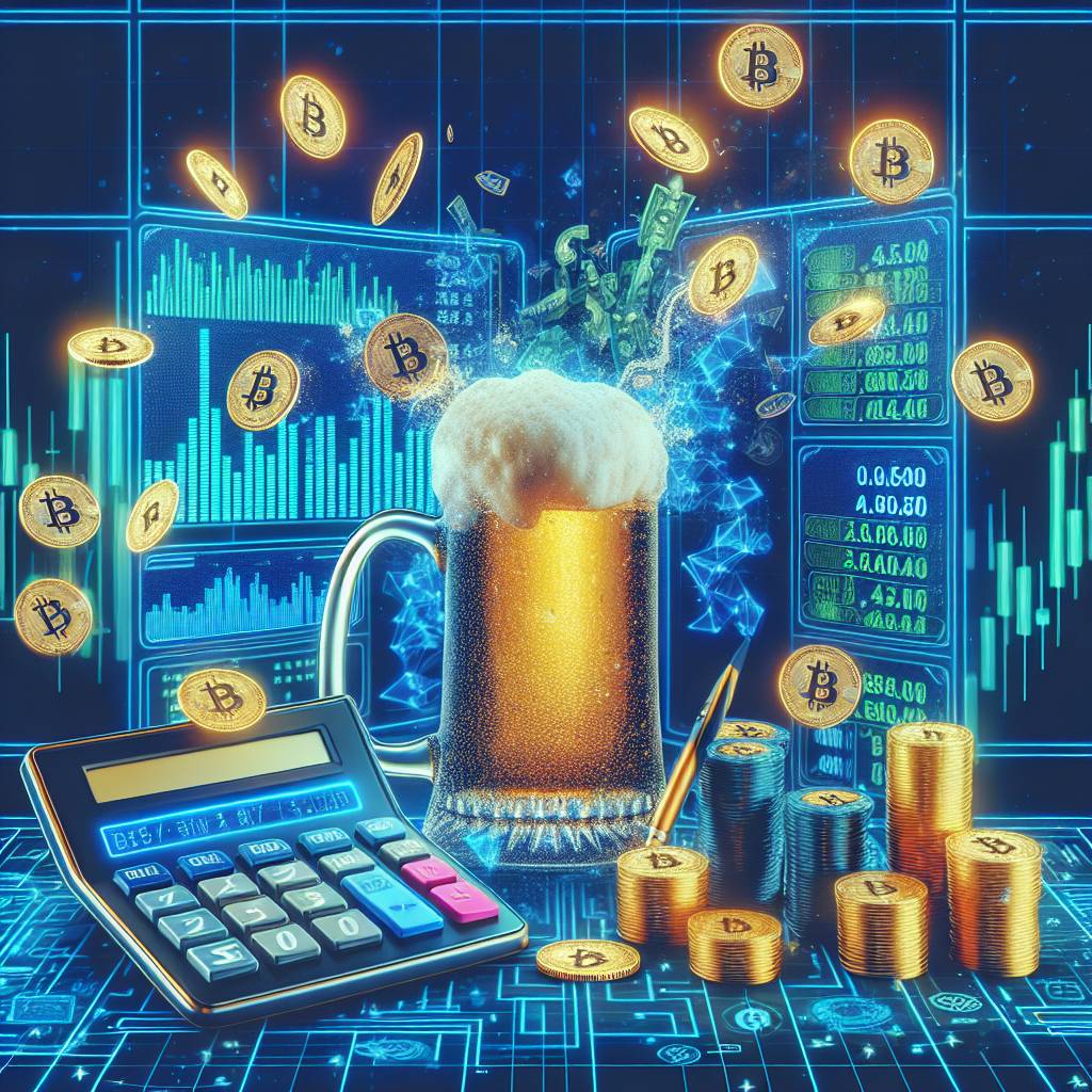 Are there any beer price calculators that accept digital currencies?