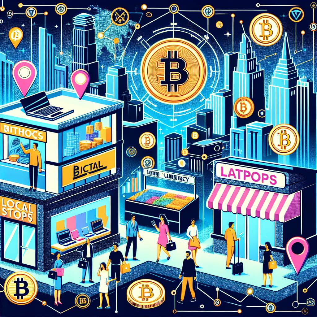 Where can I find local shops that accept cryptocurrencies?