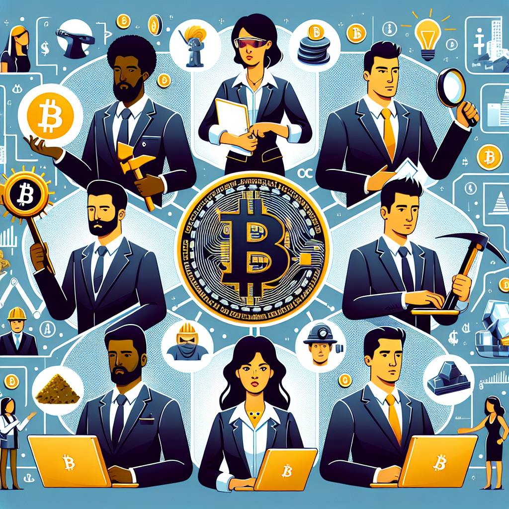 What are the main players in the bitcoin industry?