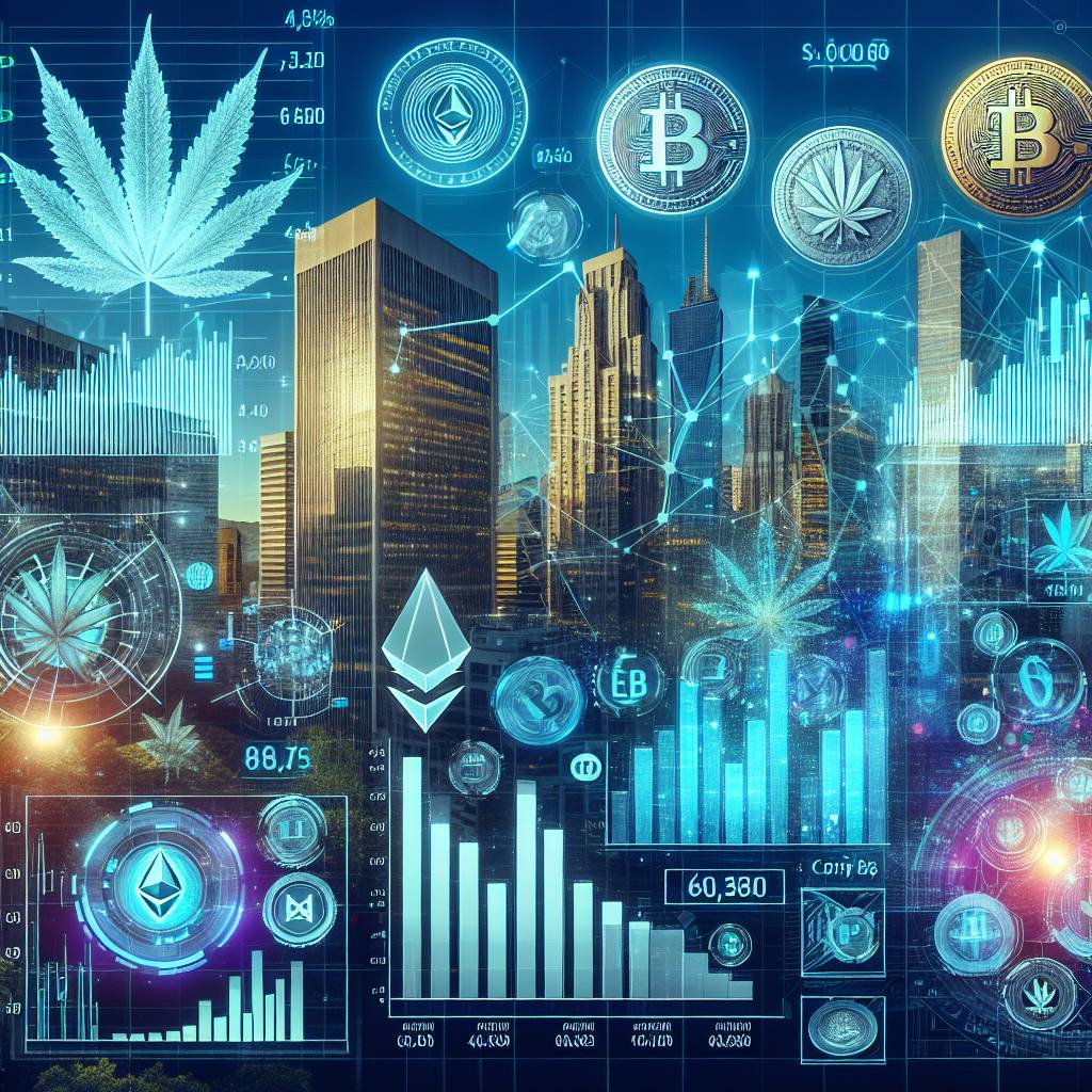 What are the best cryptocurrency investments related to cannabis stocks?