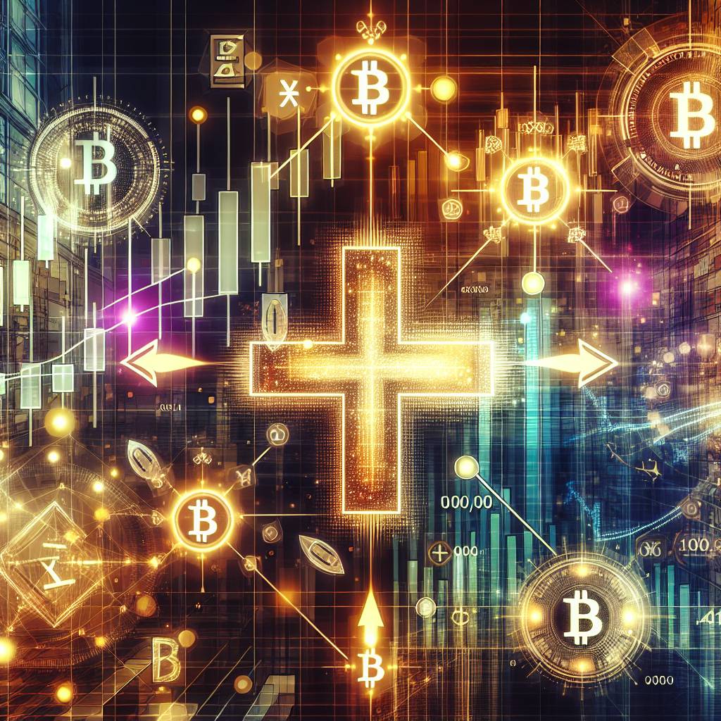 How does a golden cross affect the bearish trend in the cryptocurrency industry?