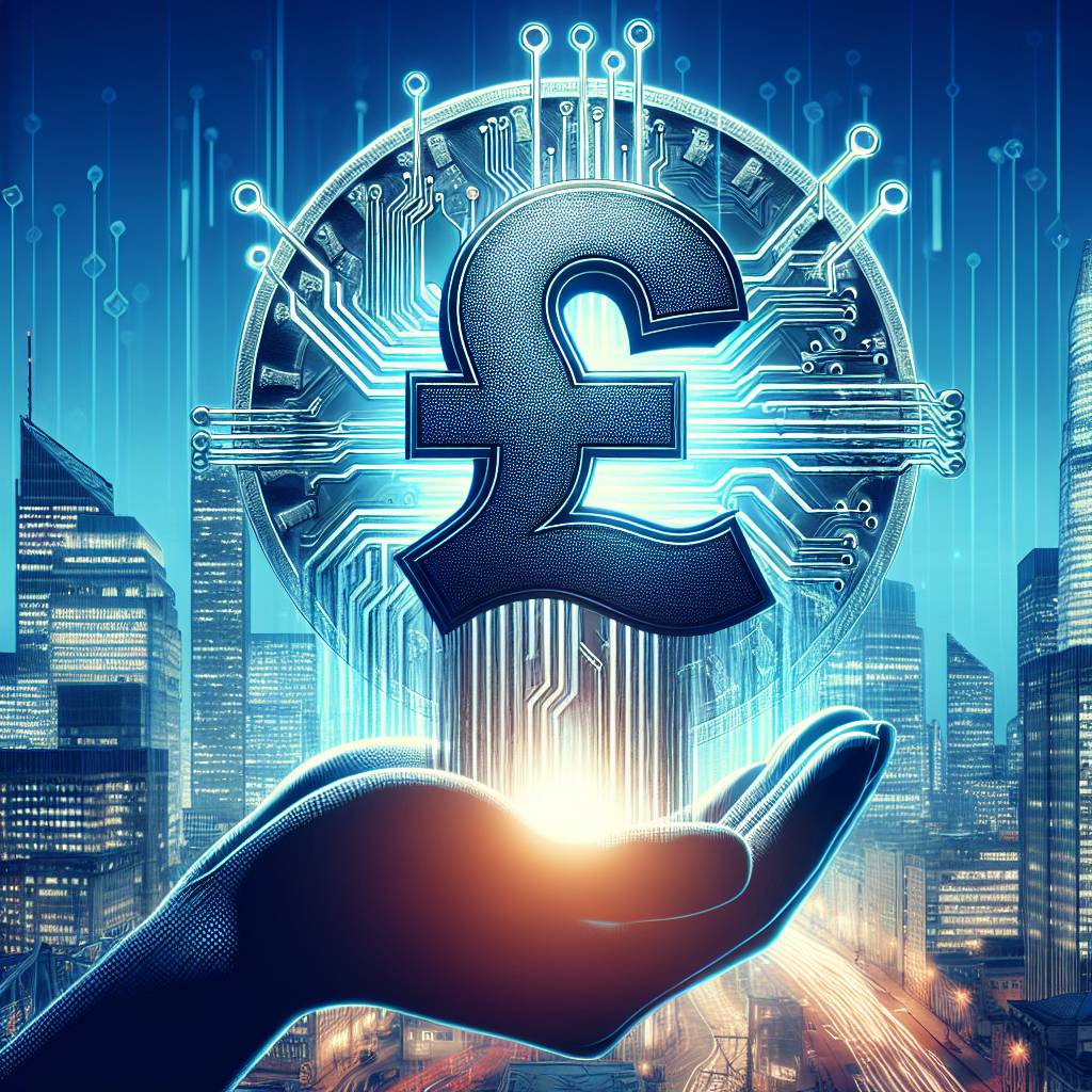 How can I convert the pound sterling into popular cryptocurrencies?