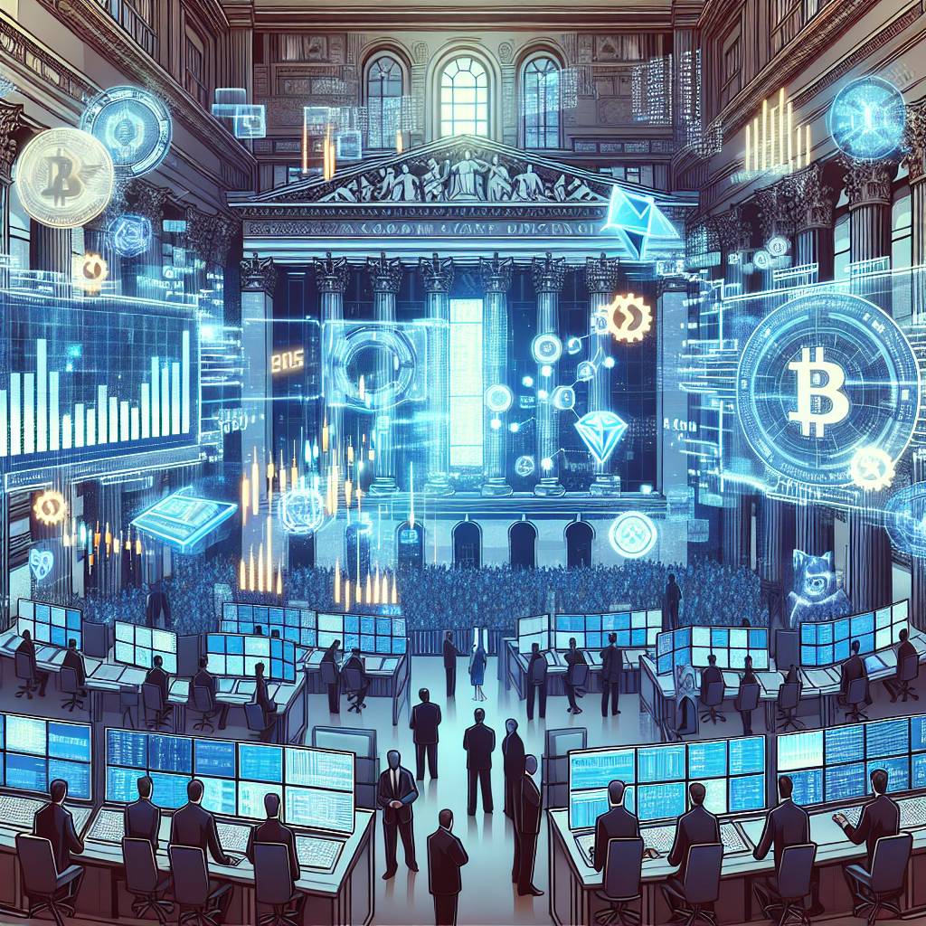 How does the stock market graph reflect investor sentiment towards cryptocurrencies?