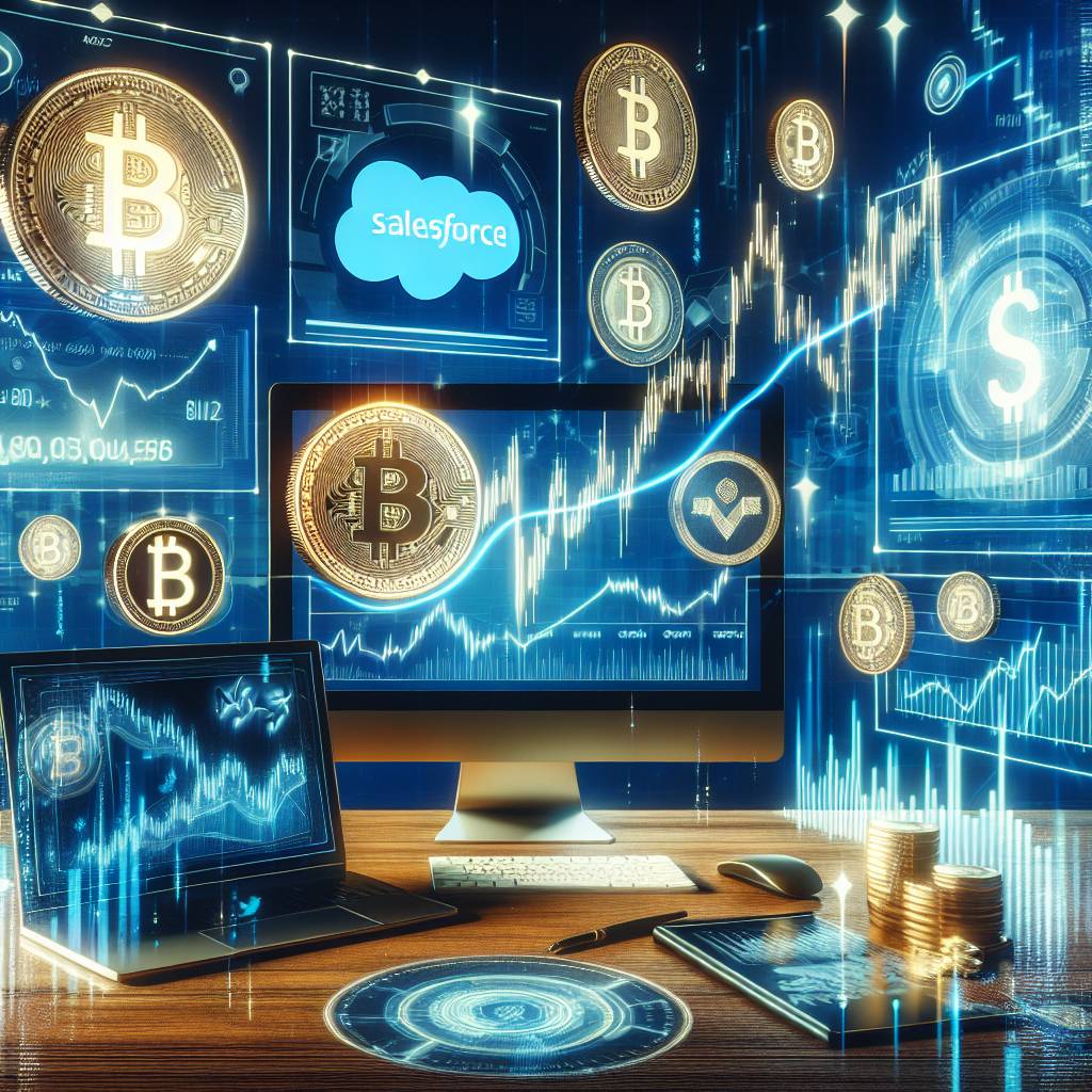 How does buying Salesforce stock affect the value of cryptocurrencies?