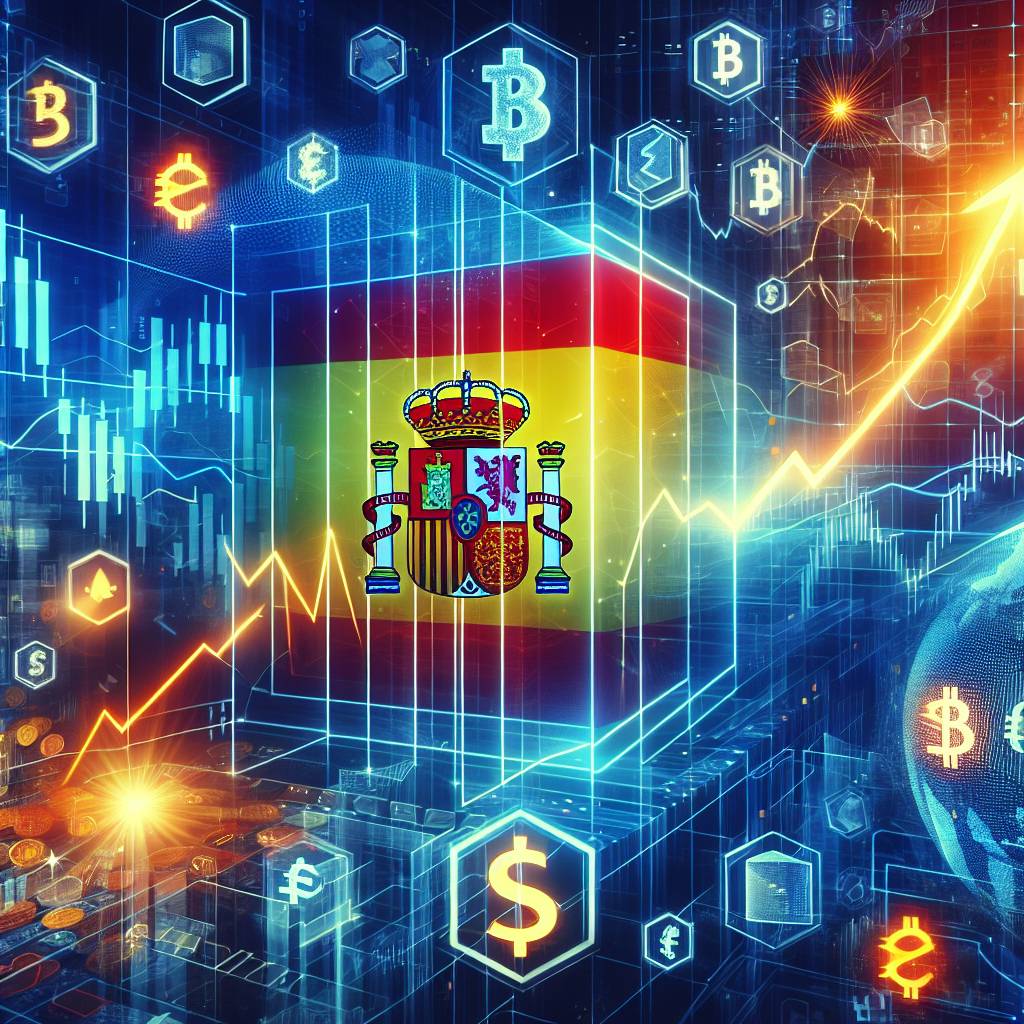 How does the Spanish stock index affect the price of cryptocurrencies?