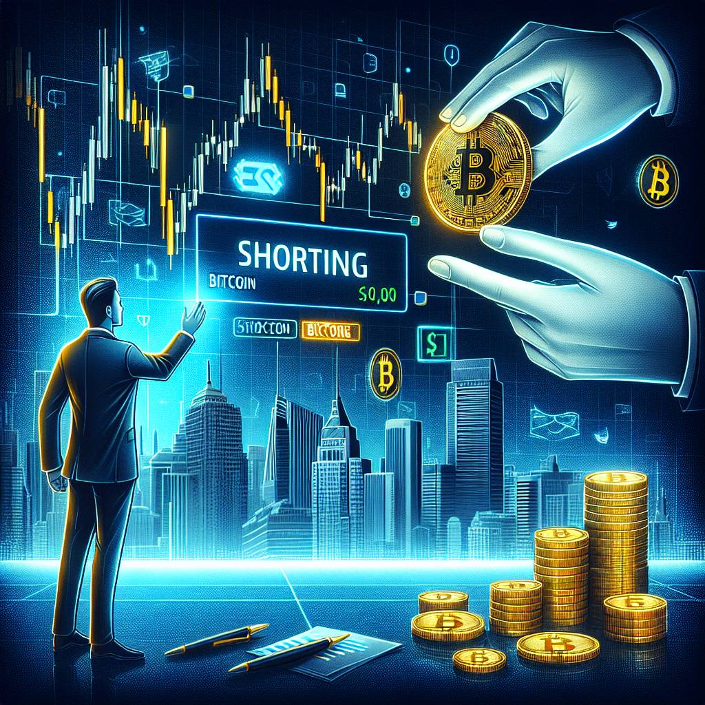 What is the process of shorting a cryptocurrency and how does it differ from shorting a stock?