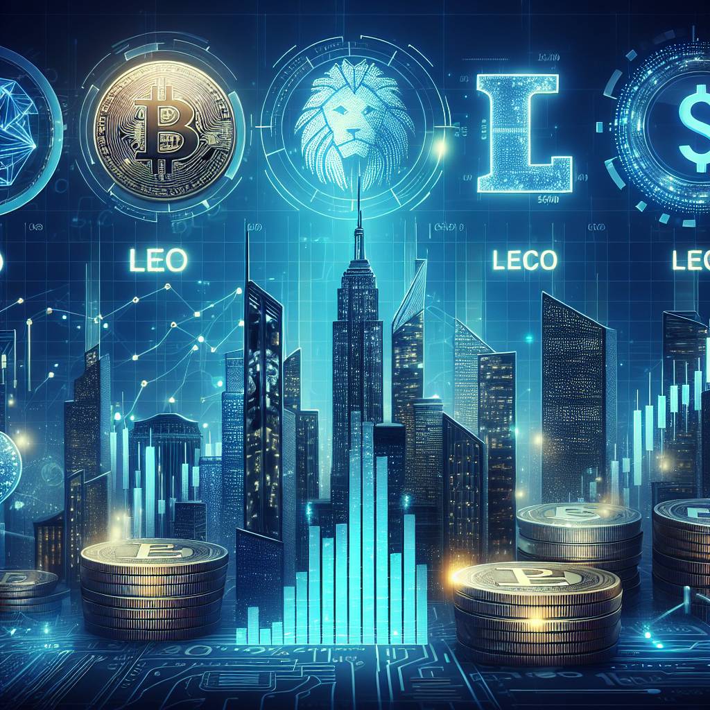 How does the price of LEO compare to other popular cryptocurrencies?